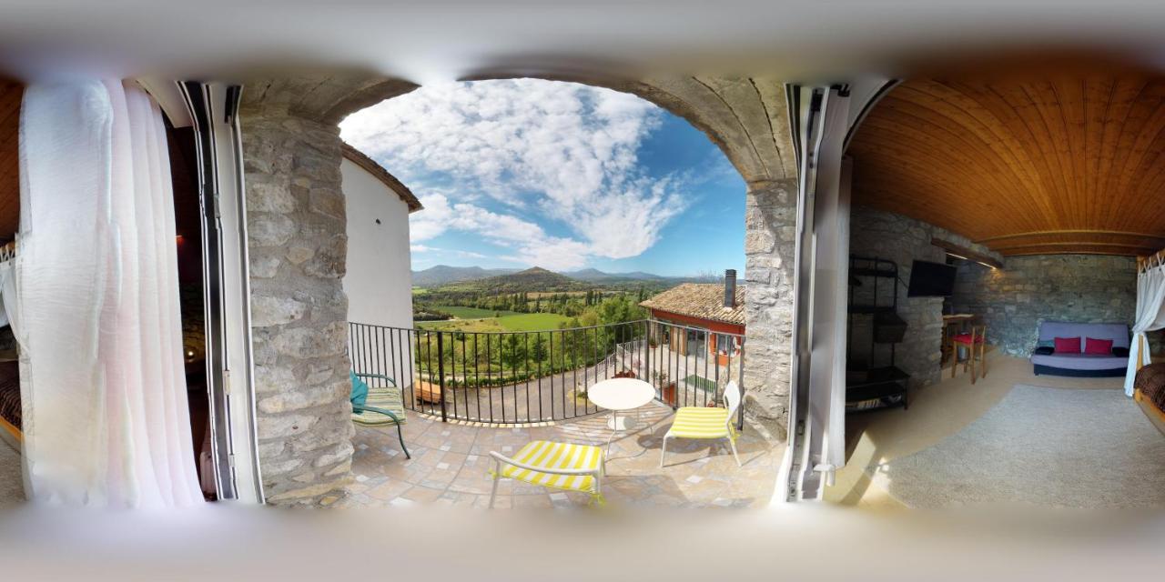 Casa Rural La Abadia-Apartamentos Graus Buitenkant foto